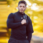 Fitness Long Sleeved Quick Drying Clothes Men's Sports T Shirts Running Training Clothes