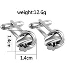 Flower Cufflinks Cufflinks Hollow Cufflinks