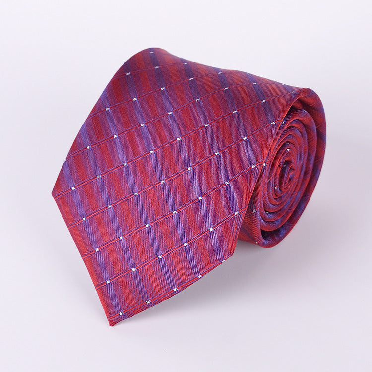 Formal Business Men's Tie: This 8cm wedding tie is designed for a polished look, perfect for formal occasions and professional settings.