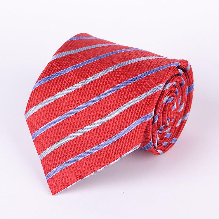 Formal Business Men's Tie: This 8cm wedding tie is designed for a polished look, perfect for formal occasions and professional settings.