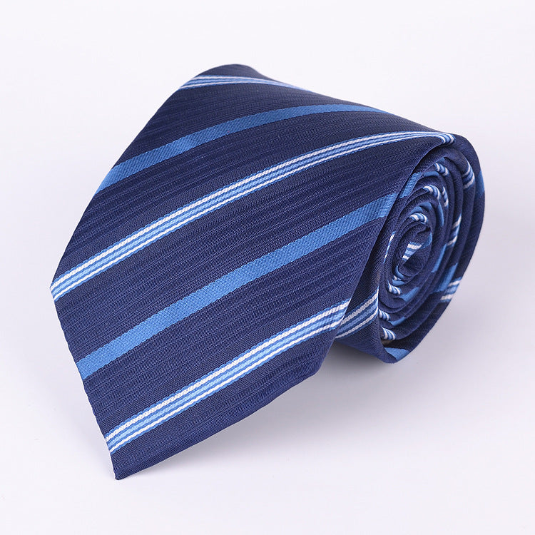 Formal Business Men's Tie: This 8cm wedding tie is designed for a polished look, perfect for formal occasions and professional settings.