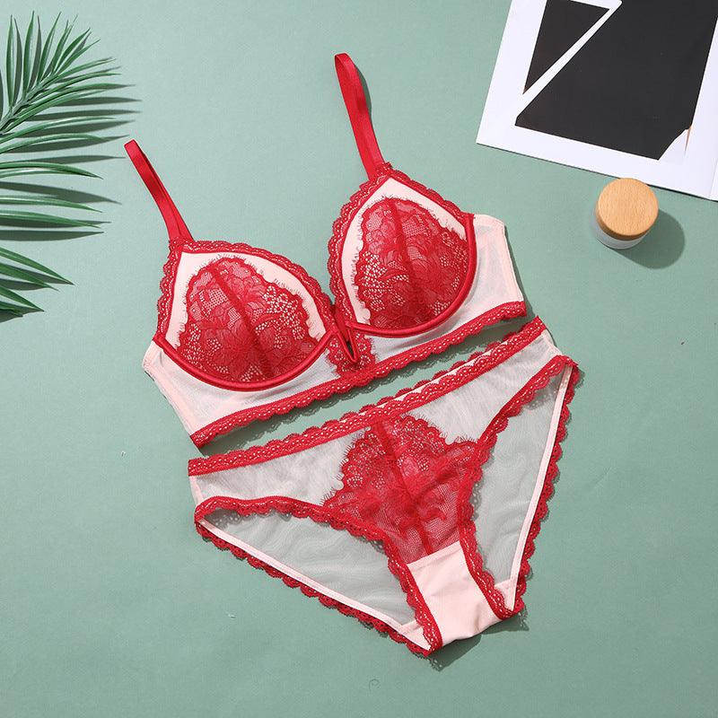 French Mesh Stitching Summer Underwear