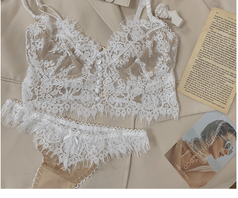 French Sexy Lace Lingerie Set