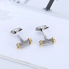 French Stainless Steel Cufflinks Men