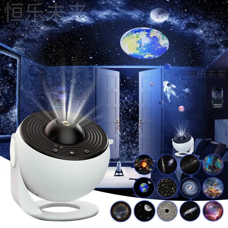 Galaxy Projector Night Light: Experience the enchantment of our Galaxy Projector. With a 360-degree rotating design, it's ideal for kids' bedrooms and special occasions like Valentine's Day and weddings.