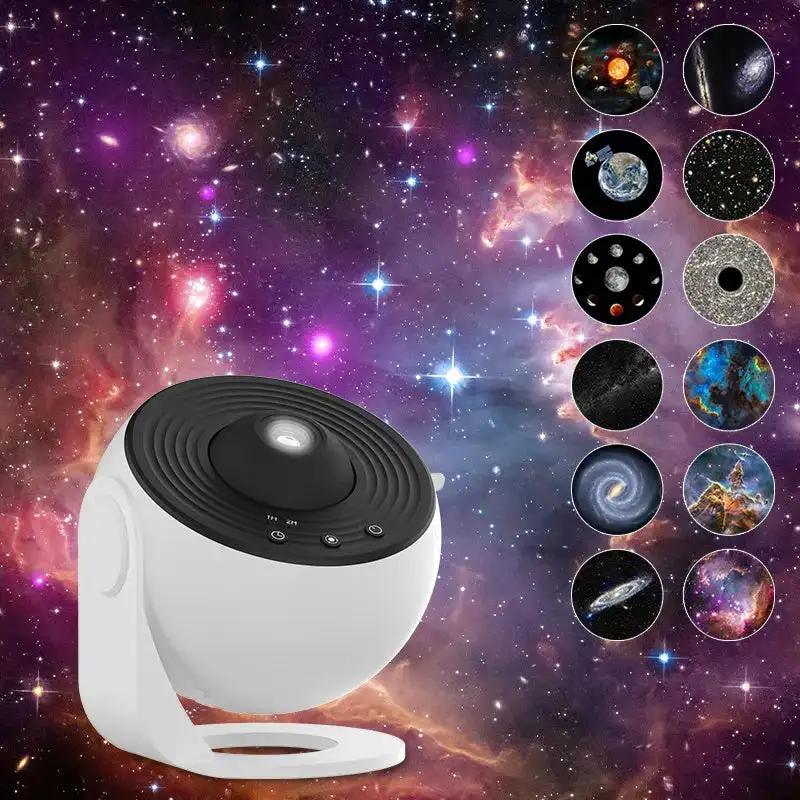 Galaxy Projector Night Light: Experience the enchantment of our Galaxy Projector. With a 360-degree rotating design, it's ideal for kids' bedrooms and special occasions like Valentine's Day and weddings.