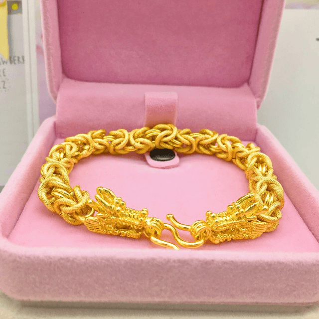 Gold bracelet for men gold plated 24K simulation jewelry bracelet