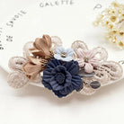 Handmade Bow Hair Accessories Barrettes Hair Ring Pearl Elegant Girl Headdress Flower