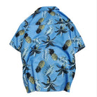 Hawaii Style Full Printing Turn-down Collar Men's Shirt Short Sleeve Summer Casual Shirts Men