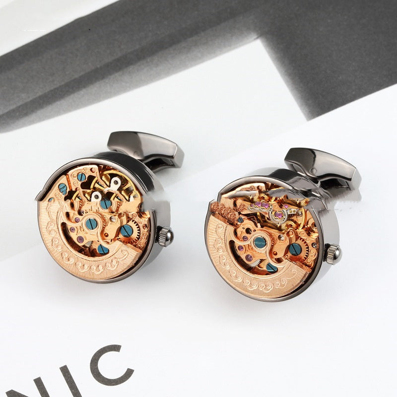 High-end Movement French Shirt Cufflinks Men