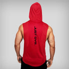 "Hooded Fitness Vest - Men's Loose Wear."