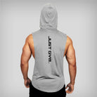 "Hooded Fitness Vest - Men's Loose Wear."