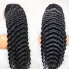 Human Hair 28 30 Deep Wave Lace Frontal Wigs 13 4 Front Wigs