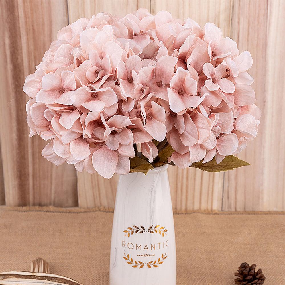 "Hydrangea Branch: Artificial Flowers for Home and Wedding Decor in Autumn."