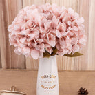 "Hydrangea Branch: Artificial Flowers for Home and Wedding Decor in Autumn."