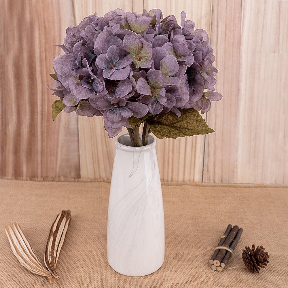 "Hydrangea Branch: Artificial Flowers for Home and Wedding Decor in Autumn."