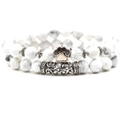 Imported White Turquoise DIY Jewelry Owl Elbow Men and Women Fashion Bracelet