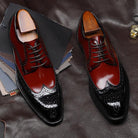 Indulge in Opulence: Exquisite Leather Business Formal Shoes for Men, Featuring a Sleek Pointed Toe.