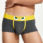 Indulge in charming comfort with our Cotton Men's Underwear featuring cute eye designs.