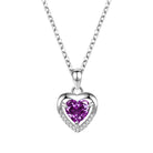 Indulge in luxury with our 925 Rhinestone Heart Necklace, a personalized statement in women's jewelry. The perfect Valentine's Day gift.