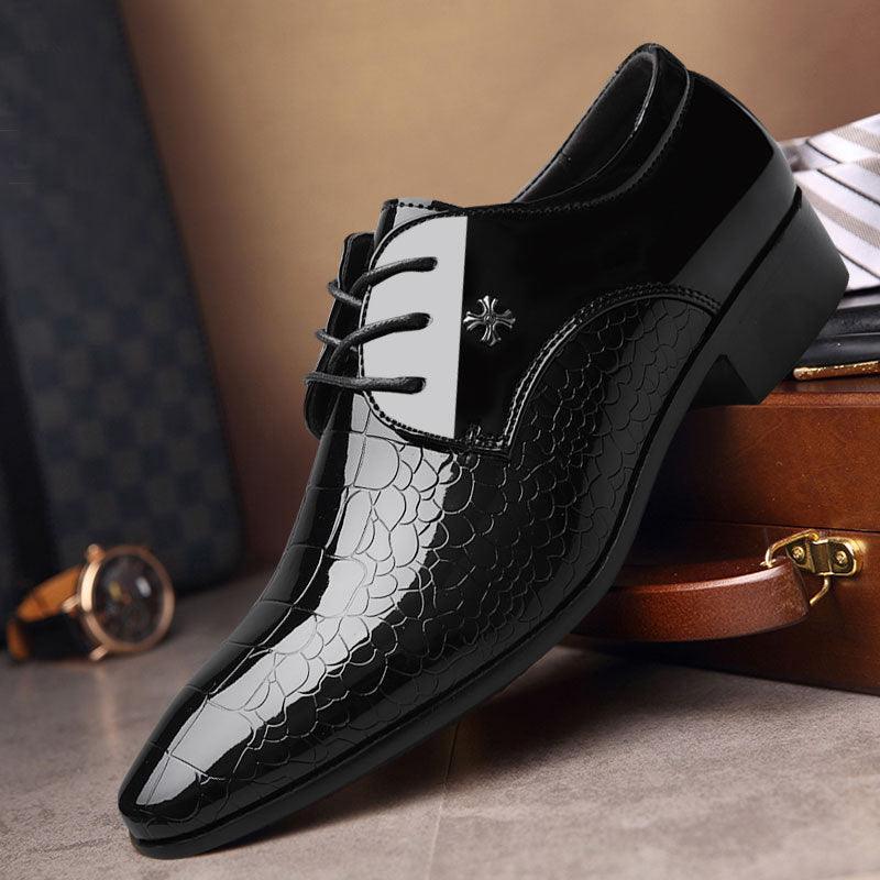 Introducing Winter's Latest: Business Formal Leather Shoes for Men.