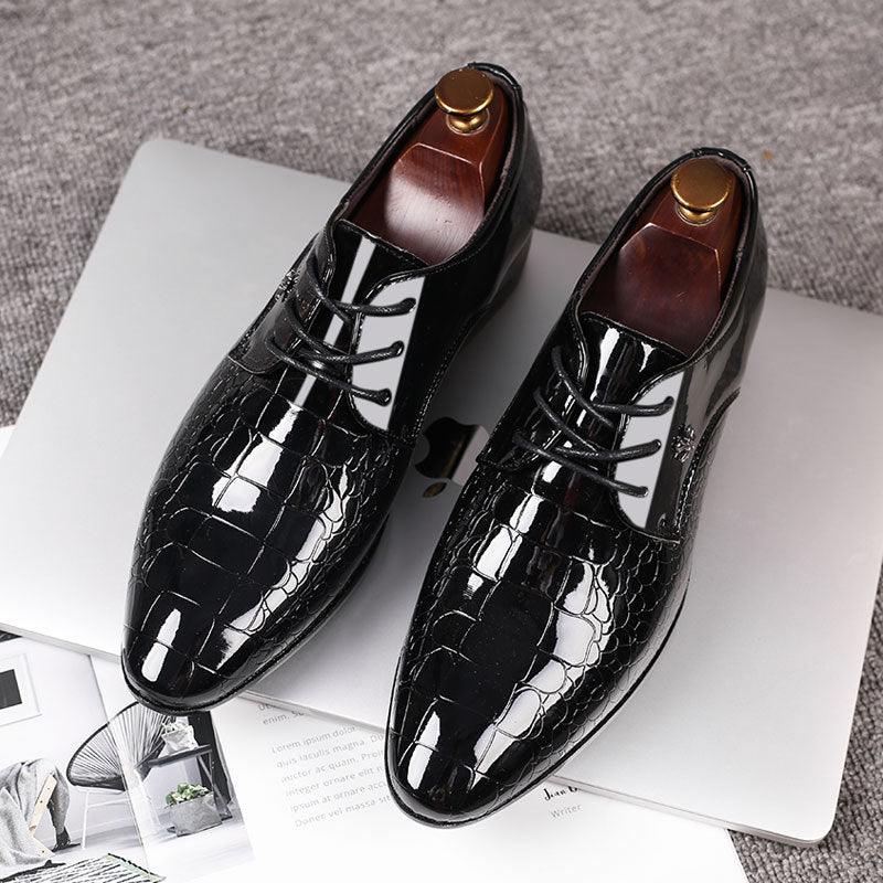 Introducing Winter's Latest: Business Formal Leather Shoes for Men.