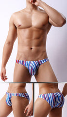 Introducing our Low Waist Men's Underwear, designed with a head print and U convex shape for comfort and style.