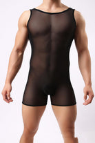 Introducing the New Hot Sell Men's Underwear Mesh Sheer Bodysuit.