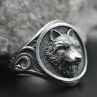 Jewelry Classic Domineering Wolf Head Trendy Men Ring Fashion Temperament