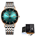 LIGE Luxury Ladies Watch Women Waterproof Rose Gold Steel Strap Women Wrist Watches Top Brand Bracelet Clocks Relogio Feminino