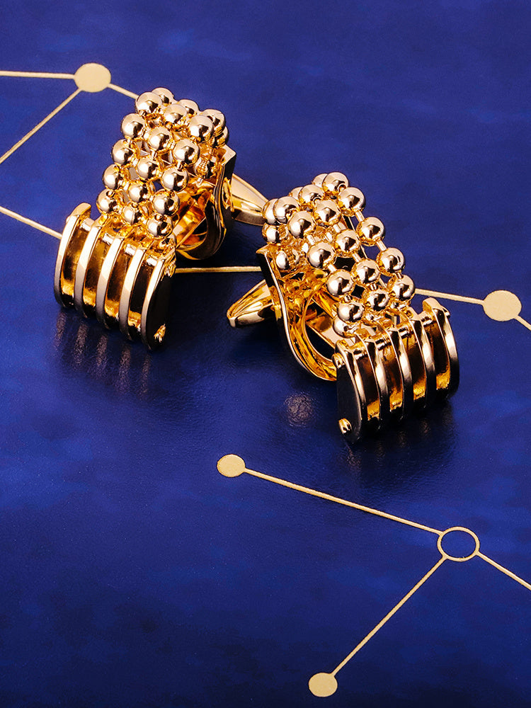 Large Chain High-end Shirt Cufflinks For Men