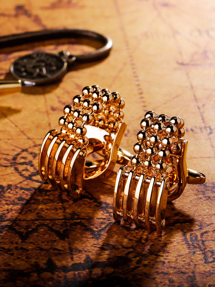 Large Chain High-end Shirt Cufflinks For Men