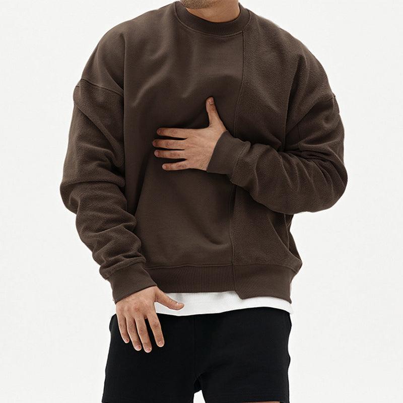 Loose Men's Pullover Round Neck Sweater.