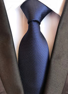 Luxurious Silk Striped Plaid Tie