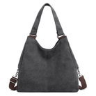 Luxury Canvas Shoulder Tote - Women's Handbag & Crossbody bag