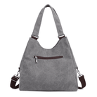 Luxury Canvas Shoulder Tote - Women's Handbag & Crossbody bag