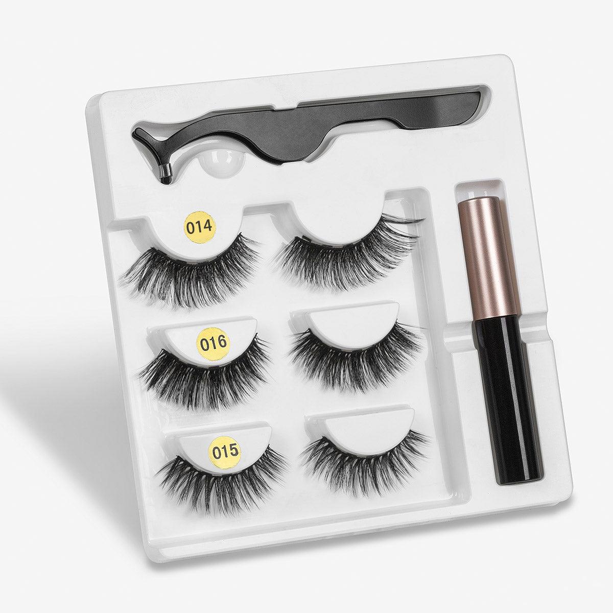 "Magnetic lashes: Easy, glue-free solution for quick, stylish eye enhancement."