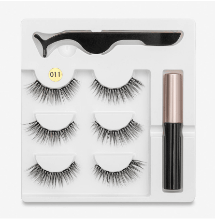 "Magnetic lashes: Easy, glue-free solution for quick, stylish eye enhancement."