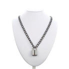 Make a statement with our Punk Chain Lock Pendant Necklace, perfect for both men and women into hip-hop jewelry.