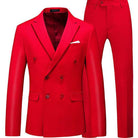 Men 2 Pieces Slim Fit Casual Tuxedo Suit Male Suits Set