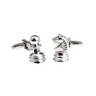 Men Gentleman French Chess Cufflinks