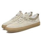 Men Low Top Nubuck Leather Sneakers