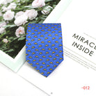 Men's 9cm Printed Polyester Tie - Perfect for Formal, Business, and Casual Work Settings