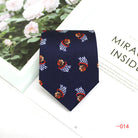 Men's 9cm Printed Polyester Tie - Perfect for Formal, Business, and Casual Work Settings