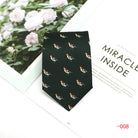 Men's 9cm Printed Polyester Tie - Perfect for Formal, Business, and Casual Work Settings