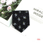 Men's 9cm Printed Polyester Tie - Perfect for Formal, Business, and Casual Work Settings