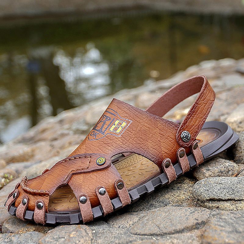 Men's Baotou Casual Leather Sandals