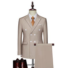 Men's Business Casual Suit Double Breasted Suit Suit