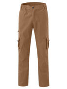 Men's Casual Multi-Pocket Loose Straight Cargo Pants