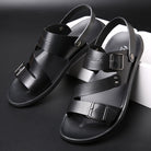 Men's Casual Sandals - Comfortable Barefoot Buckle Shoes